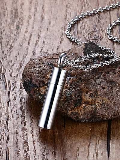 Fashionable Perfume Bottle Shaped Titanium Pendant