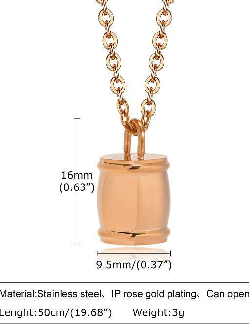 Stainless steel Hip Hop Geometric Pendant