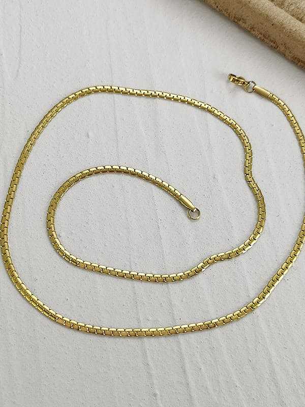 Titanium Steel Minimalist Snake Chain