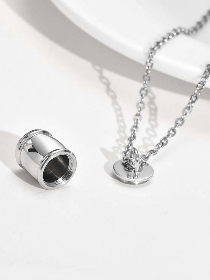 Stainless steel Hip Hop Geometric Pendant