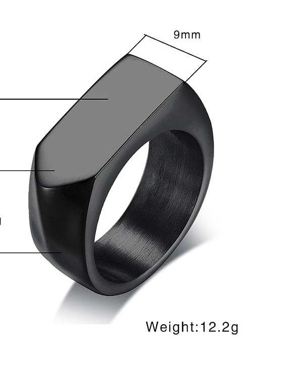 Stainless steel Geometric Minimalist Band Ring