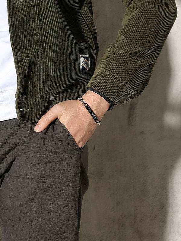 Trendiges Paar-Armband aus vergoldetem AAA-Zirkon-Titan