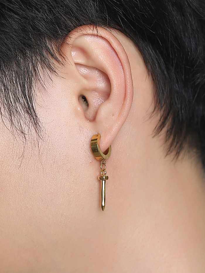 Stainless steel Cone Minimalist Huggie Earring