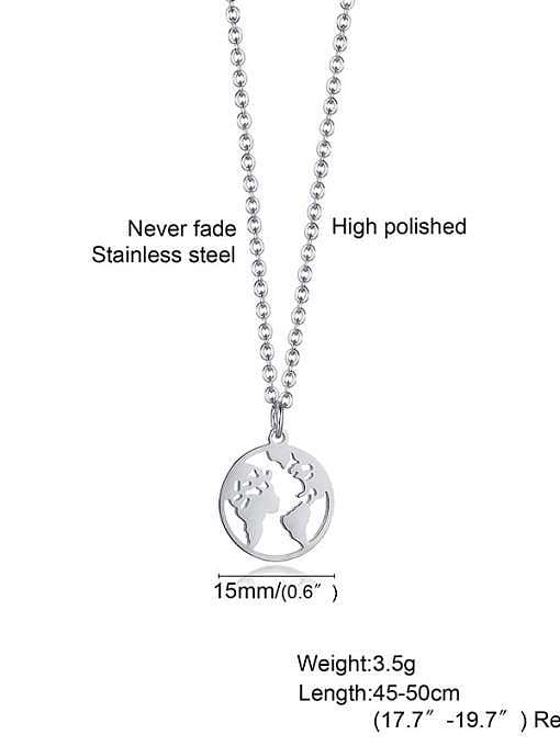 Stainless steel Minimalist Irregular Pendant