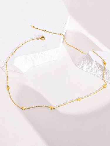 Collier Minimaliste Coeur Acier Titane