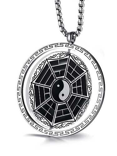 Religion Style Geometric Shaped Stainless Steel Pendant
