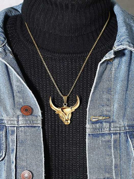Titanium Steel Minimalist Irregular Pendant