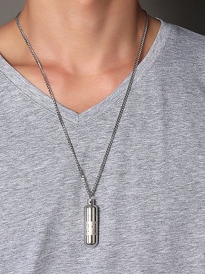 Couple Exquisite Geometric Shaped Stainless Steel Pendant