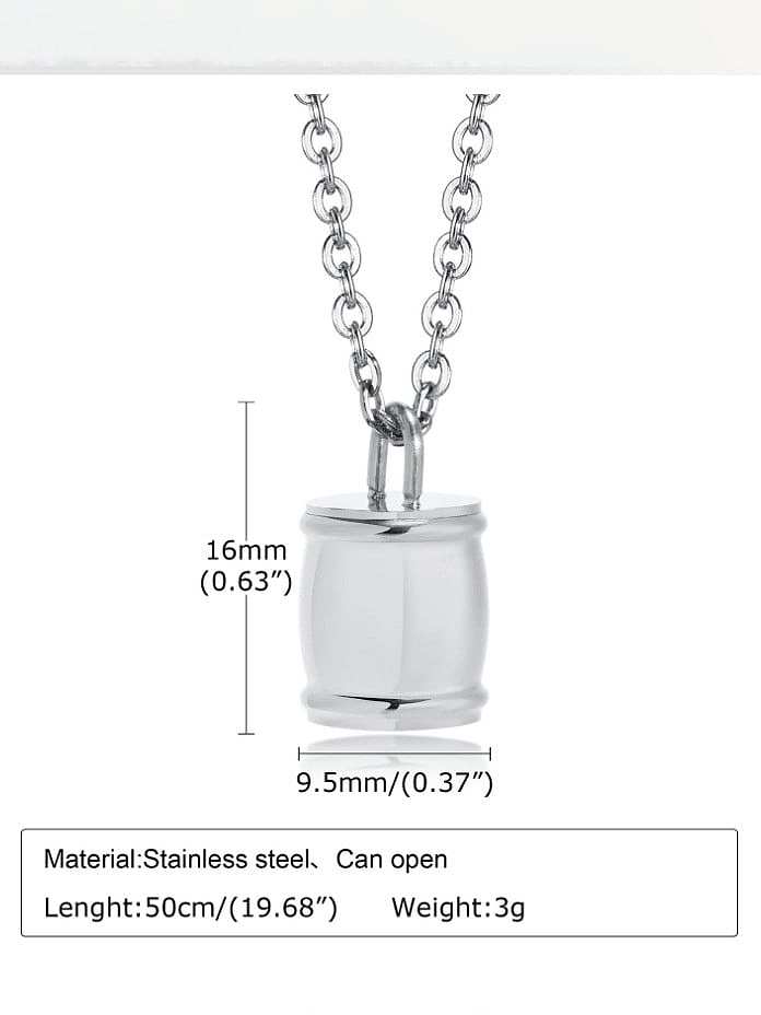 Stainless steel Hip Hop Geometric Pendant