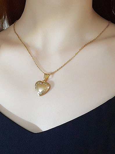 Stainless steel Heart Minimalist Necklace