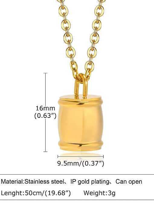 Stainless steel Hip Hop Geometric Pendant