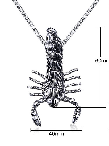 Personality Insect Shaped Stainless Steel Men Pendant