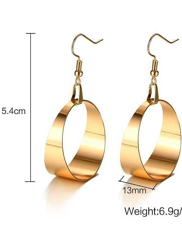 Stainless steel Geometric Minimalist Hook Earring
