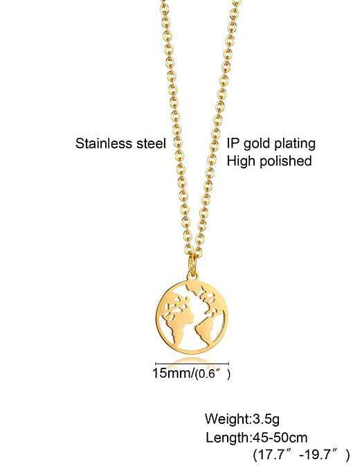 Stainless steel Minimalist Irregular Pendant