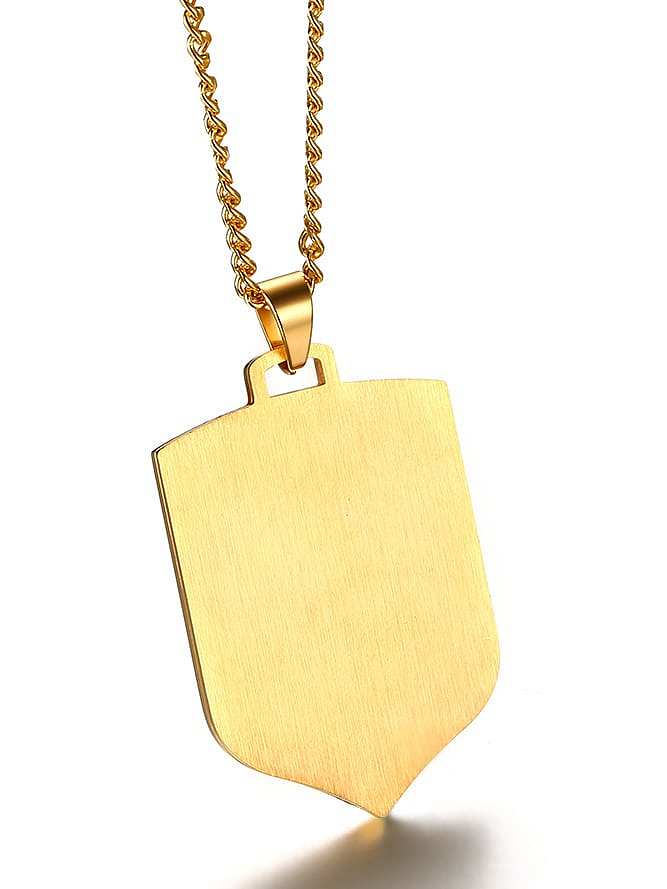Delicate Gold Plated Star Shaped Titanium Pendant