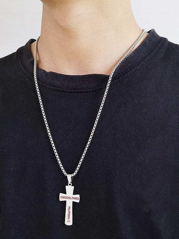 Stainless steel Cross Minimalist Regligious Necklace