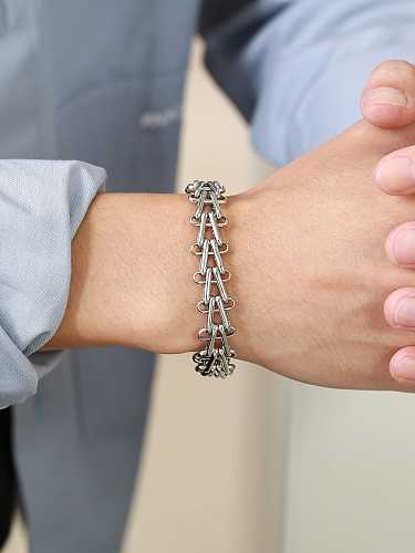 Stainless steel Irregular Hip Hop Link Bracelet