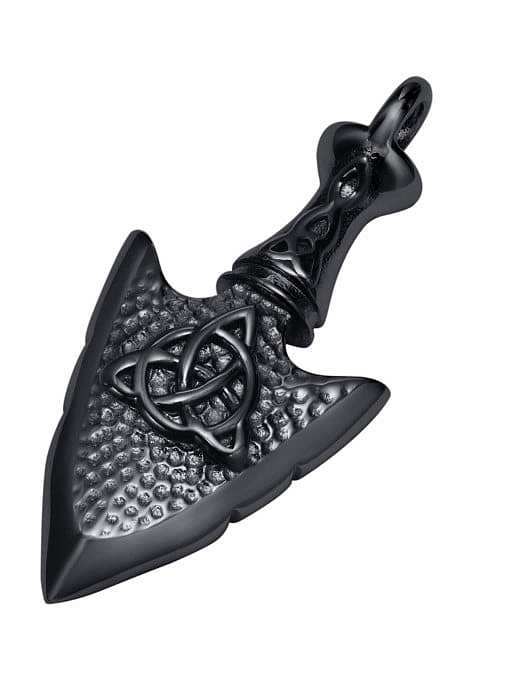 Pendentif irrégulier Hip Hop en acier inoxydable