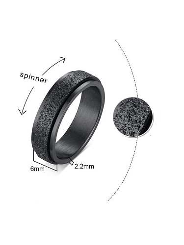 Stainless steel Round Minimalist Band Ring