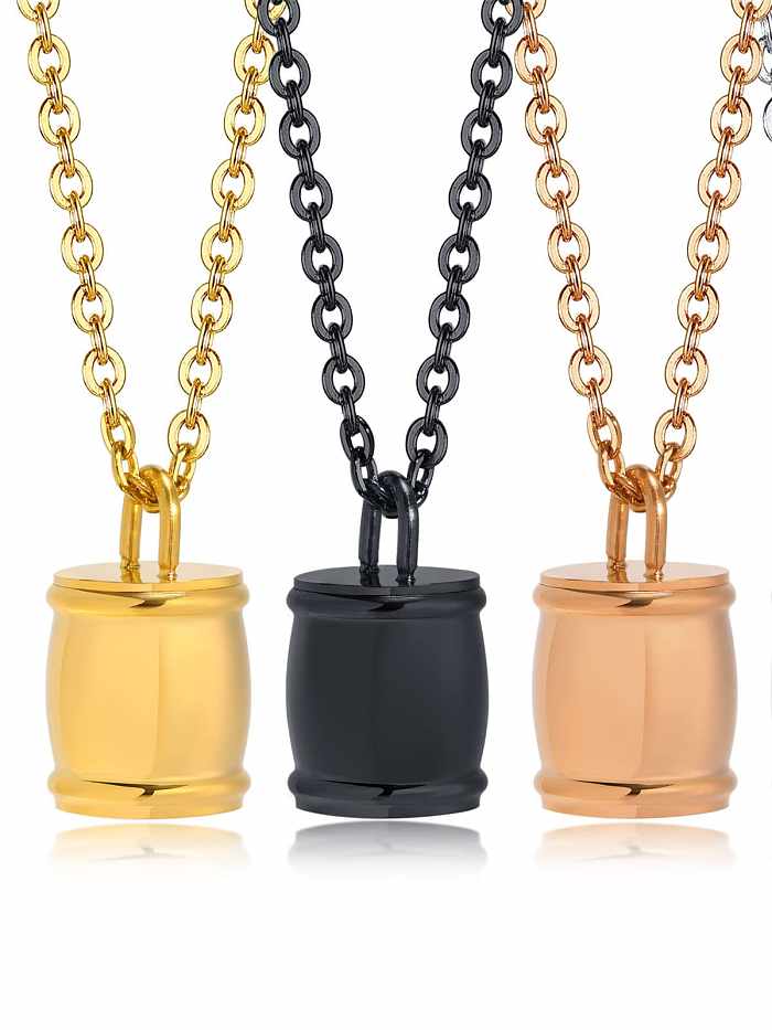 Stainless steel Hip Hop Geometric Pendant