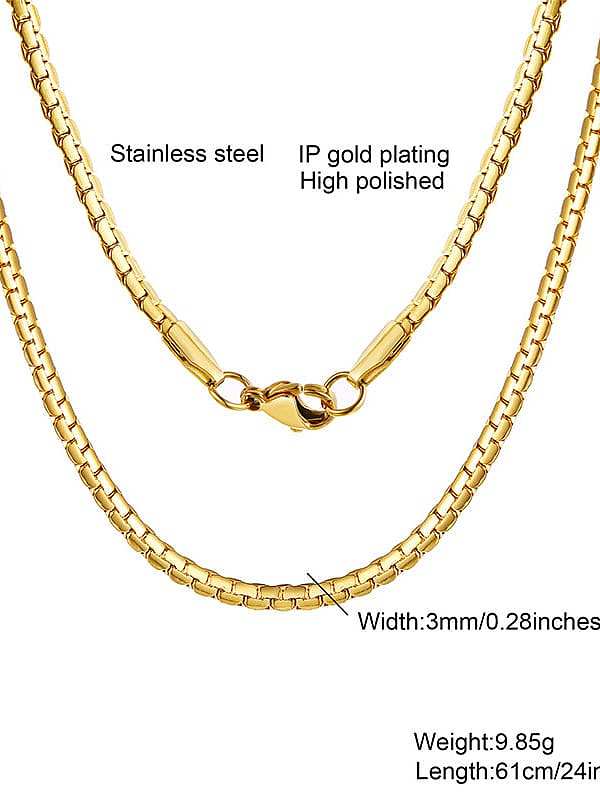 Titanium Steel Minimalist Snake Chain