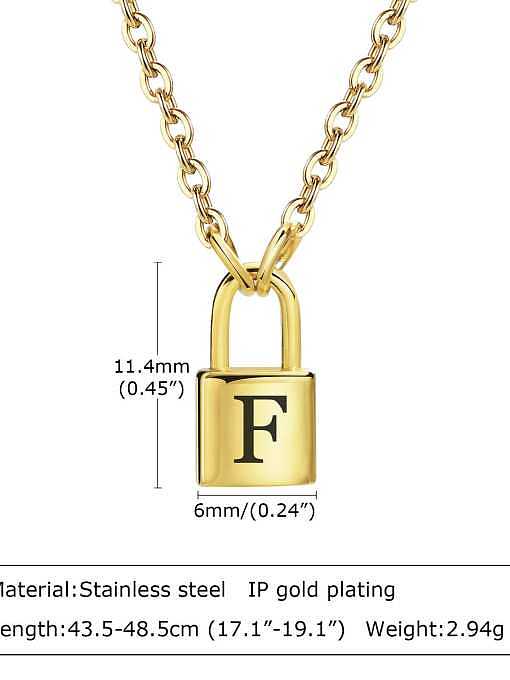 Stainless steel Letter Hip Hop Necklace