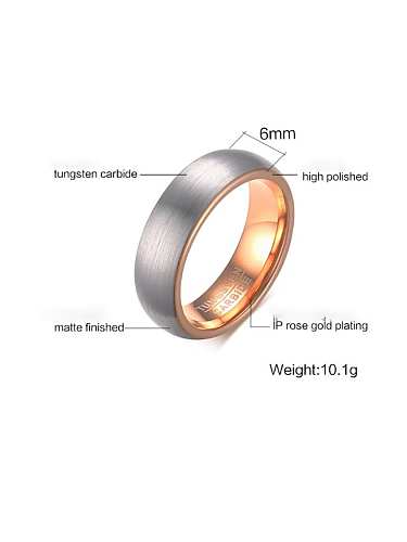 خاتم من الفولاذ المقاوم للصدأ بتصميم هندسي بسيط