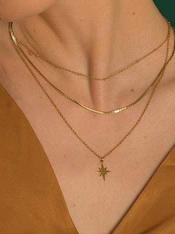 Stainless steel Star Minimalist Necklace