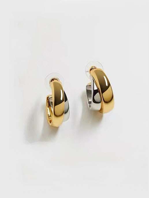 Titanium Steel Geometric Minimalist Stud Earring