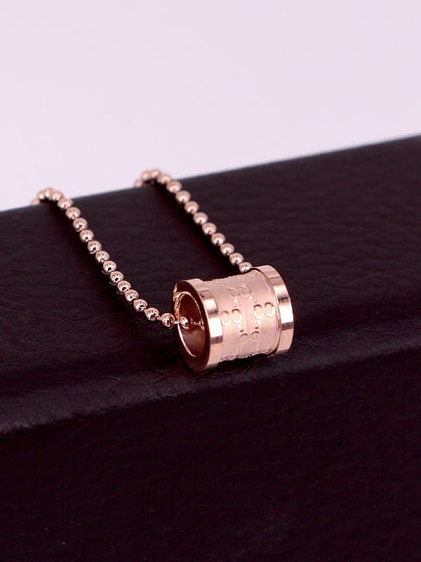 Titanium Round Dainty Necklace