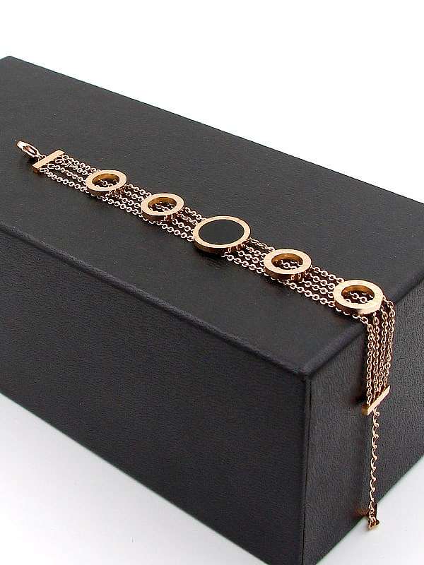 Titanium Smooth Rosary Minimalist Bracelet