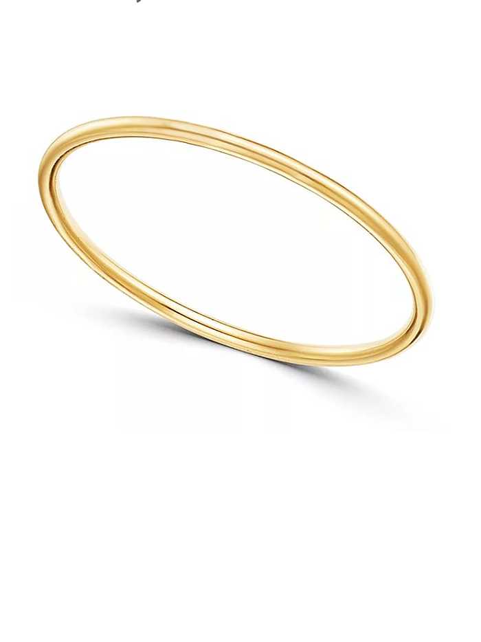 Design simples, abertura e anel de aço de titânio sobreposto