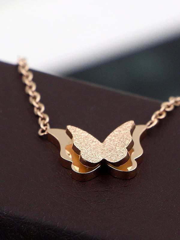 Titan-Schmetterlings-zierliche Halskette