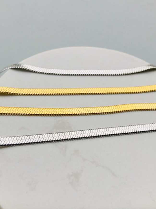 Stainless Steel Minimalist Snake Chain
