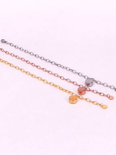 Titanium Steel Irregular Minimalist Link Bracelet
