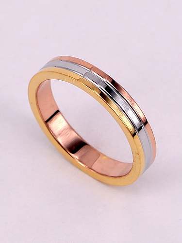 Titanium Smooth Geometric Band Ring