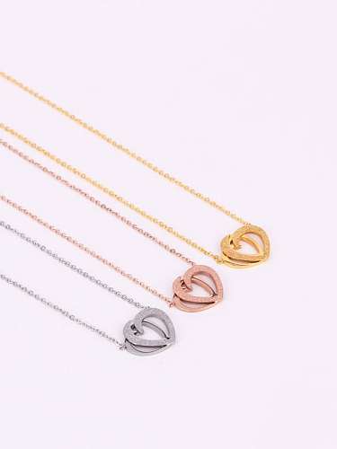 Titanium Heart Dainty Necklace