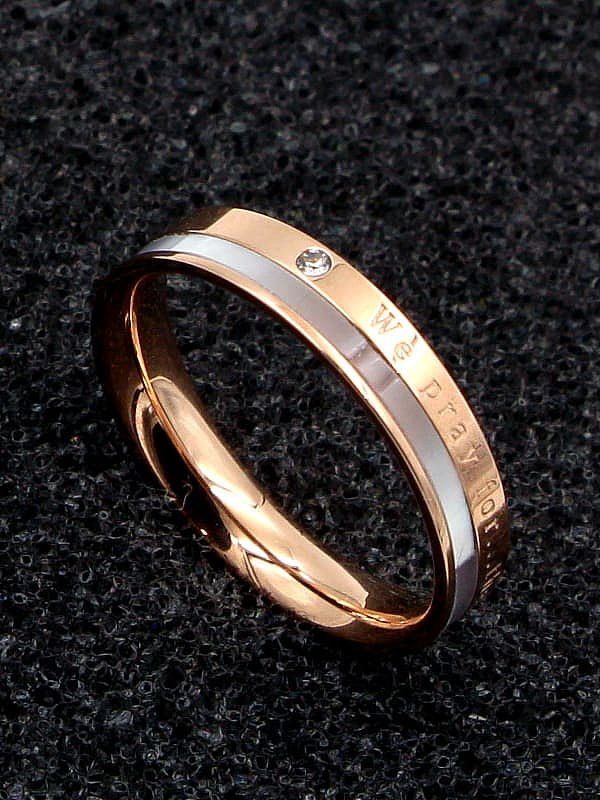 Titanium Shell Minimalist Band Ring