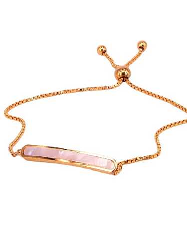 Titanium Steel Shell Geometric Minimalist Link Bracelet