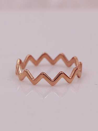 Titanium geometry Minimalist Band Ring