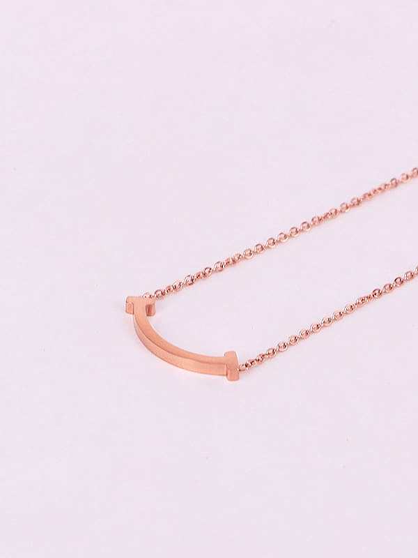 Collier Dainty Visage en Titane