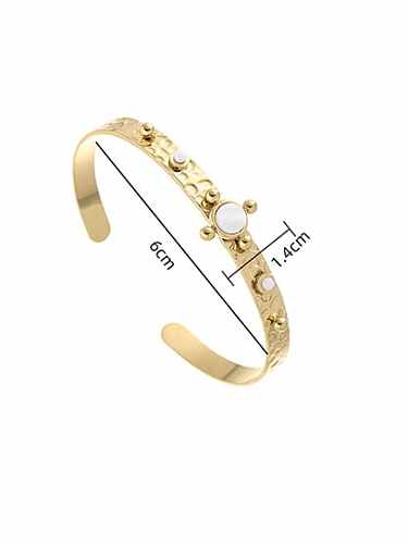 Stainless steel Geometric Minimalist Cuff Bangle