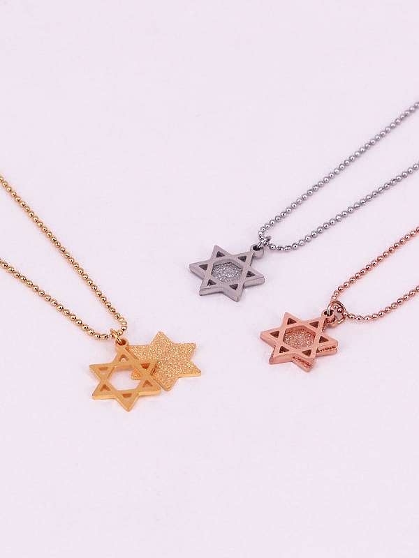 Titanium Star Dainty Necklace