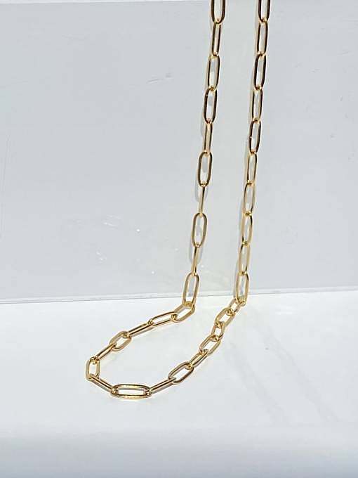 Geometrische minimalistische Halskette aus Edelstahl