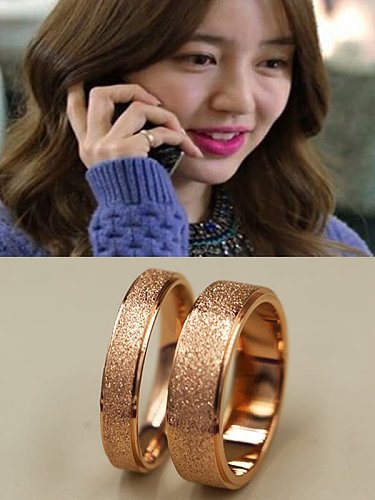 Titanium Matte Dainty Band Ring