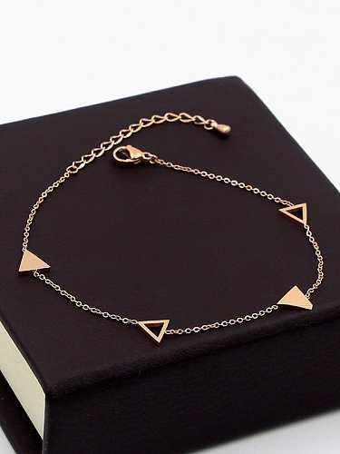 Bracelet de Cheville Triangulaire en Titane