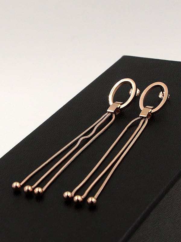 Titanium Tassel Dainty Drop Earring