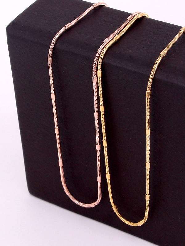 Titanium Steel Minimalist Snake Chain