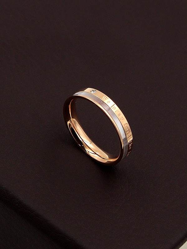 Titanium Shell Minimalist Band Ring