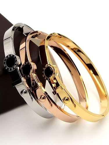 Titanium Number Dainty Bracelet